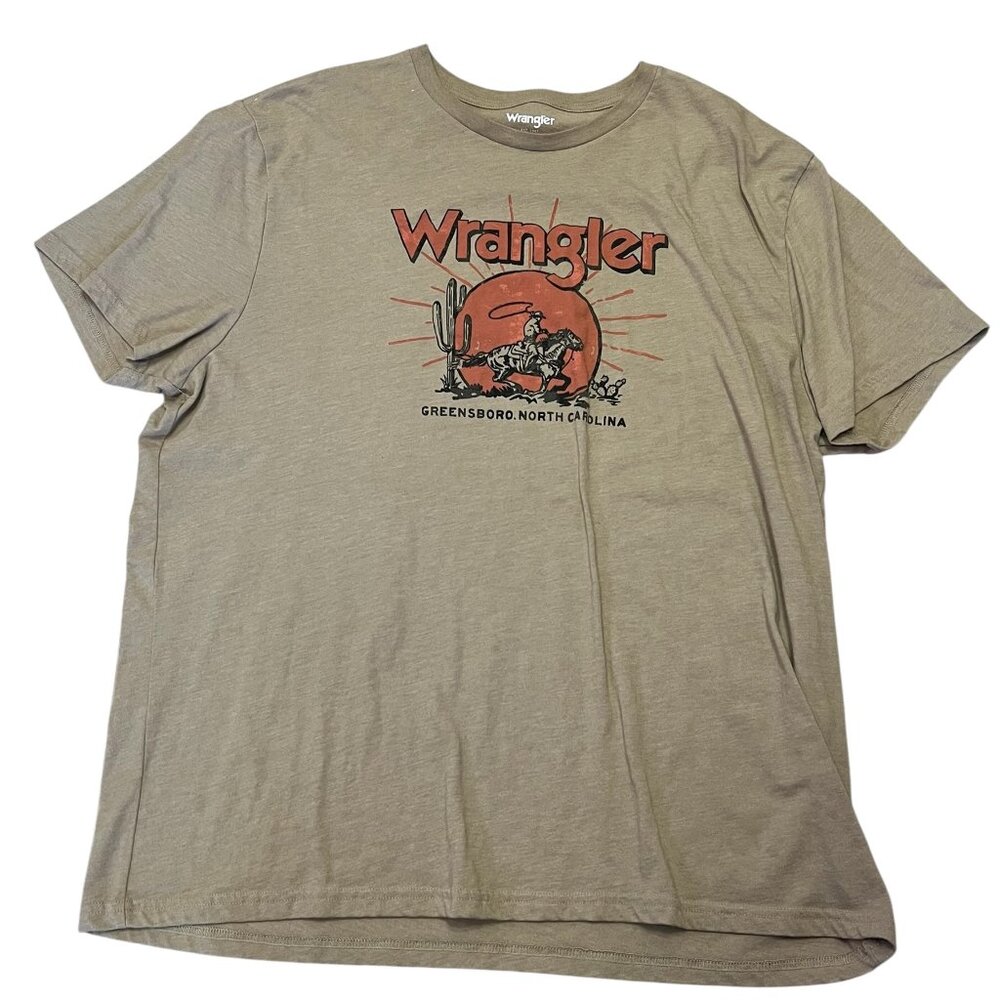Wrangler Shirt Men's Size XXL Rodeo Cowboy Horse Roper Greensboro North Carolina